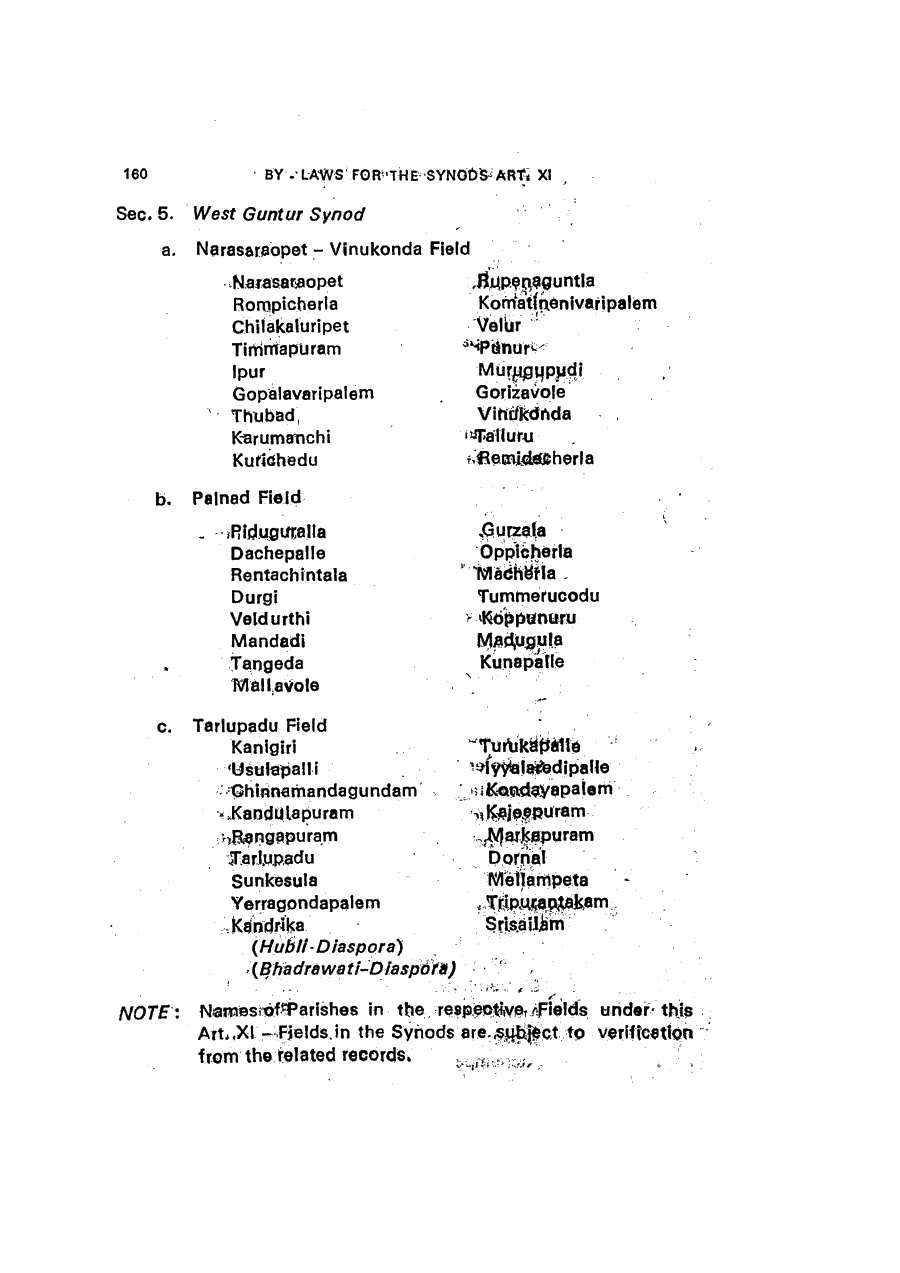 Scanned page 160 of the AELC Constitution (PDF page 163)