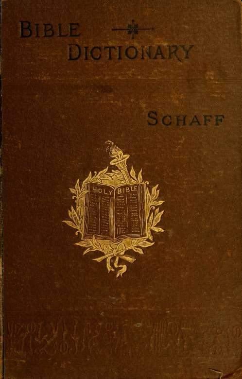 A Dictionary of the Bible by Philip Schaff book cover