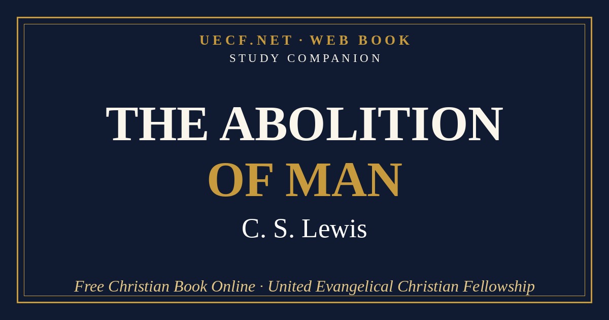 The Abolition of Man