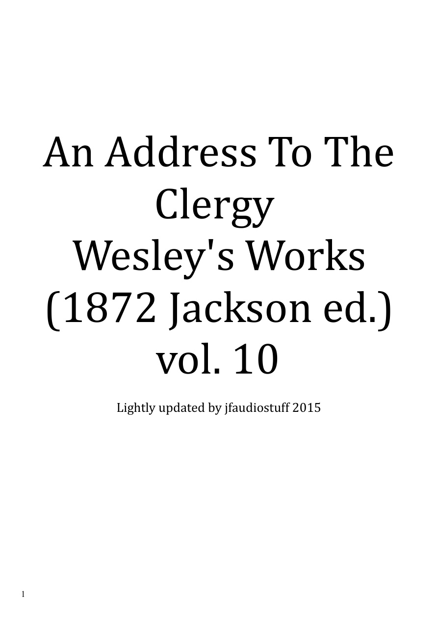 Cover of An-address-to-the-clergy
