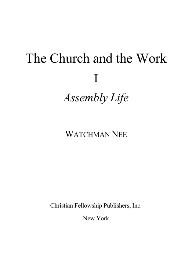Cover of Assembly Life