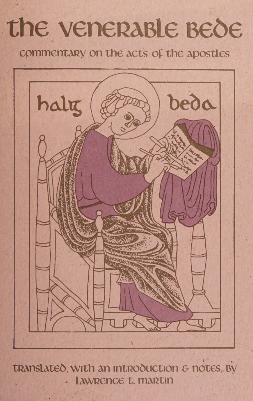 Commentary on the Acts of the Apostles by Bede book cover