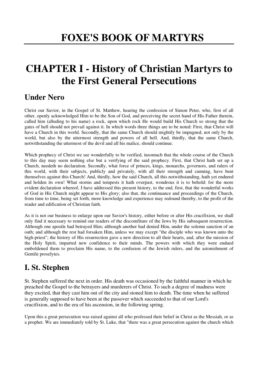 Cover of Book of martyrs