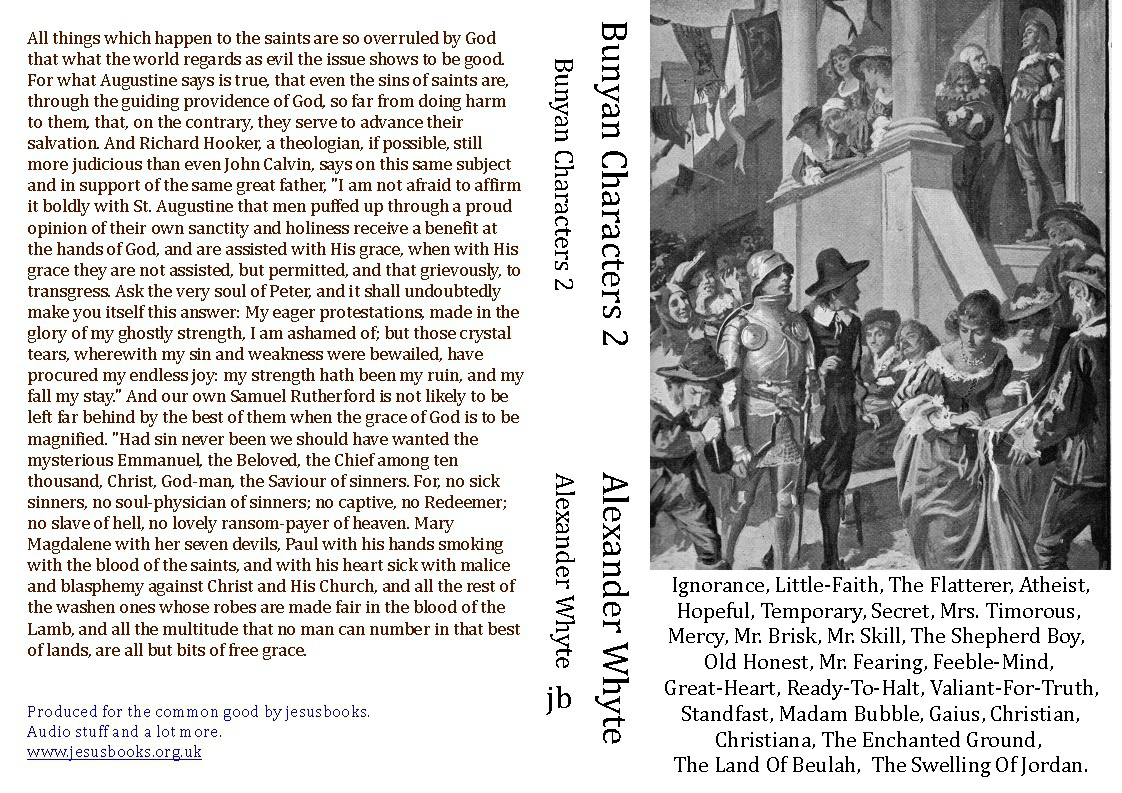 Cover of Bunyan-characters-2-Whyte-Alexander