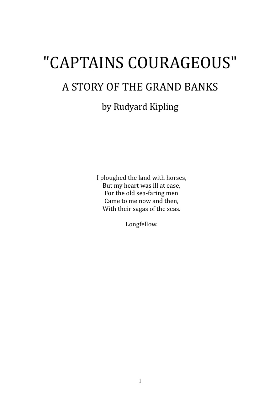 Cover of Captains-courageous
