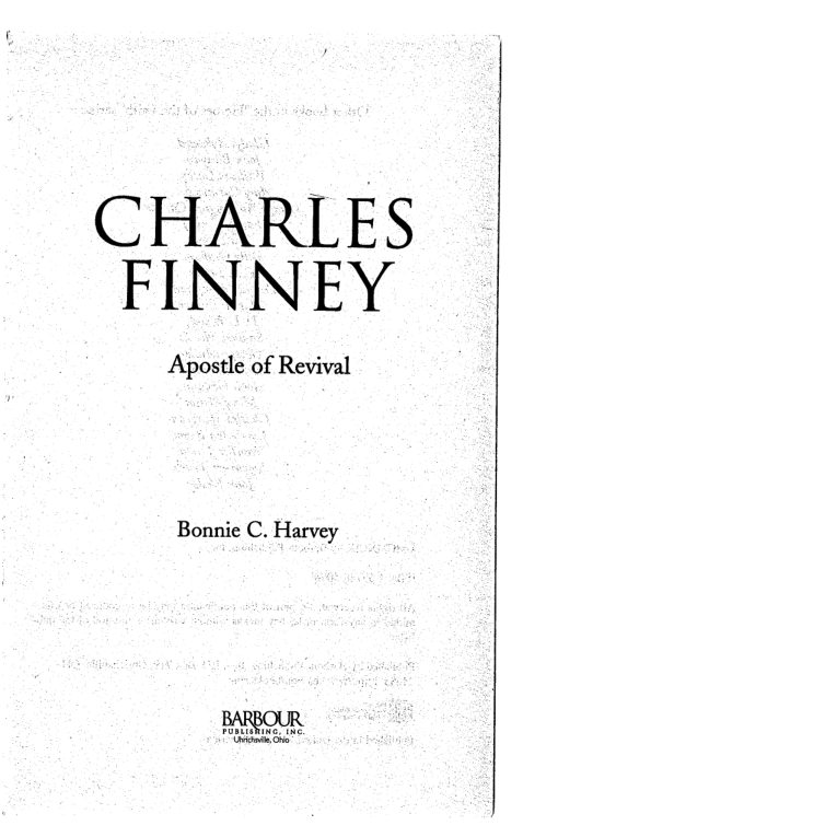 Cover of Charles Finney: Apostle of Revival