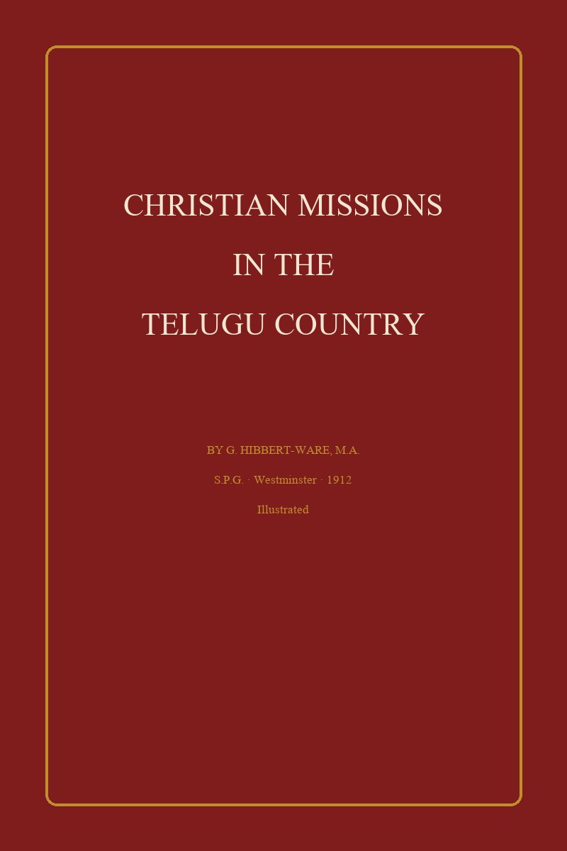 Christian Missions in the Telugu Country — Telugu edition
