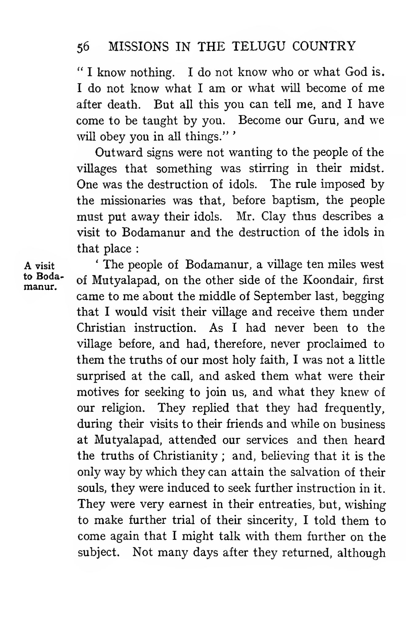 Page 82 of Christian Missions in the Telugu Country (The S.P.G. Mission — Early Period)