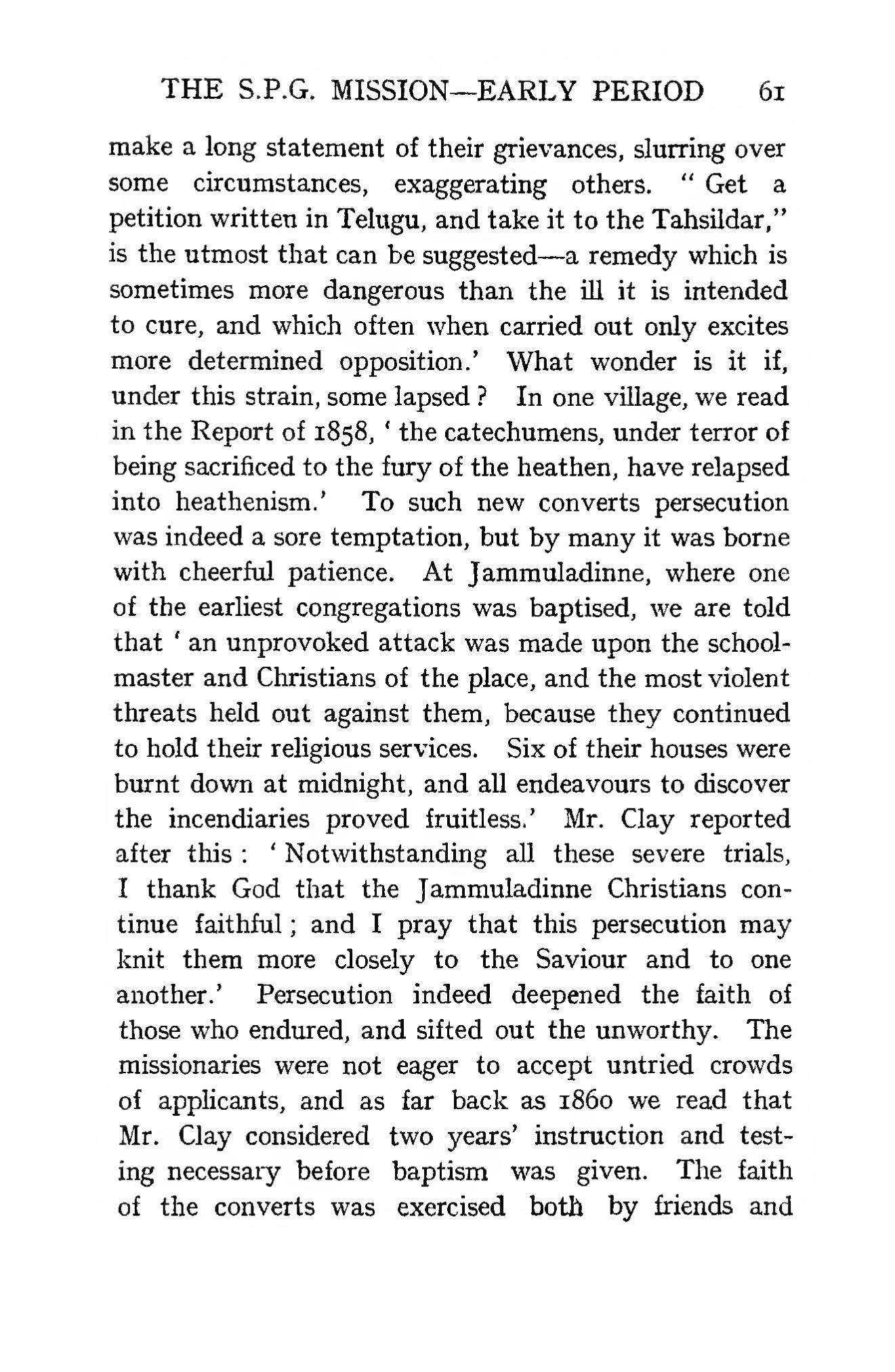 Page 89 of Christian Missions in the Telugu Country (The S.P.G. Mission — Early Period)