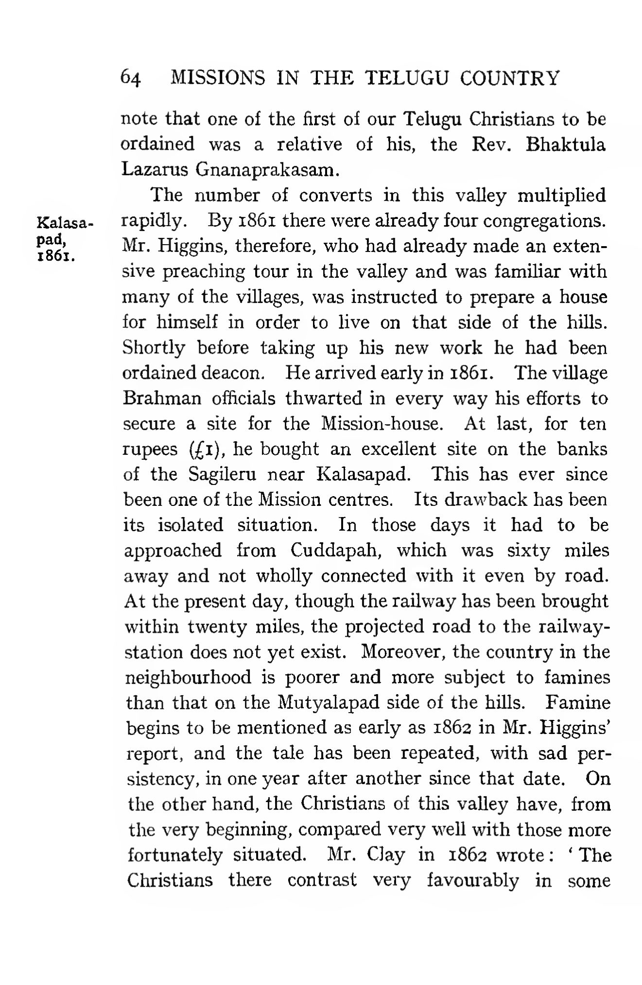 Page 92 of Christian Missions in the Telugu Country (The S.P.G. Mission — Early Period)