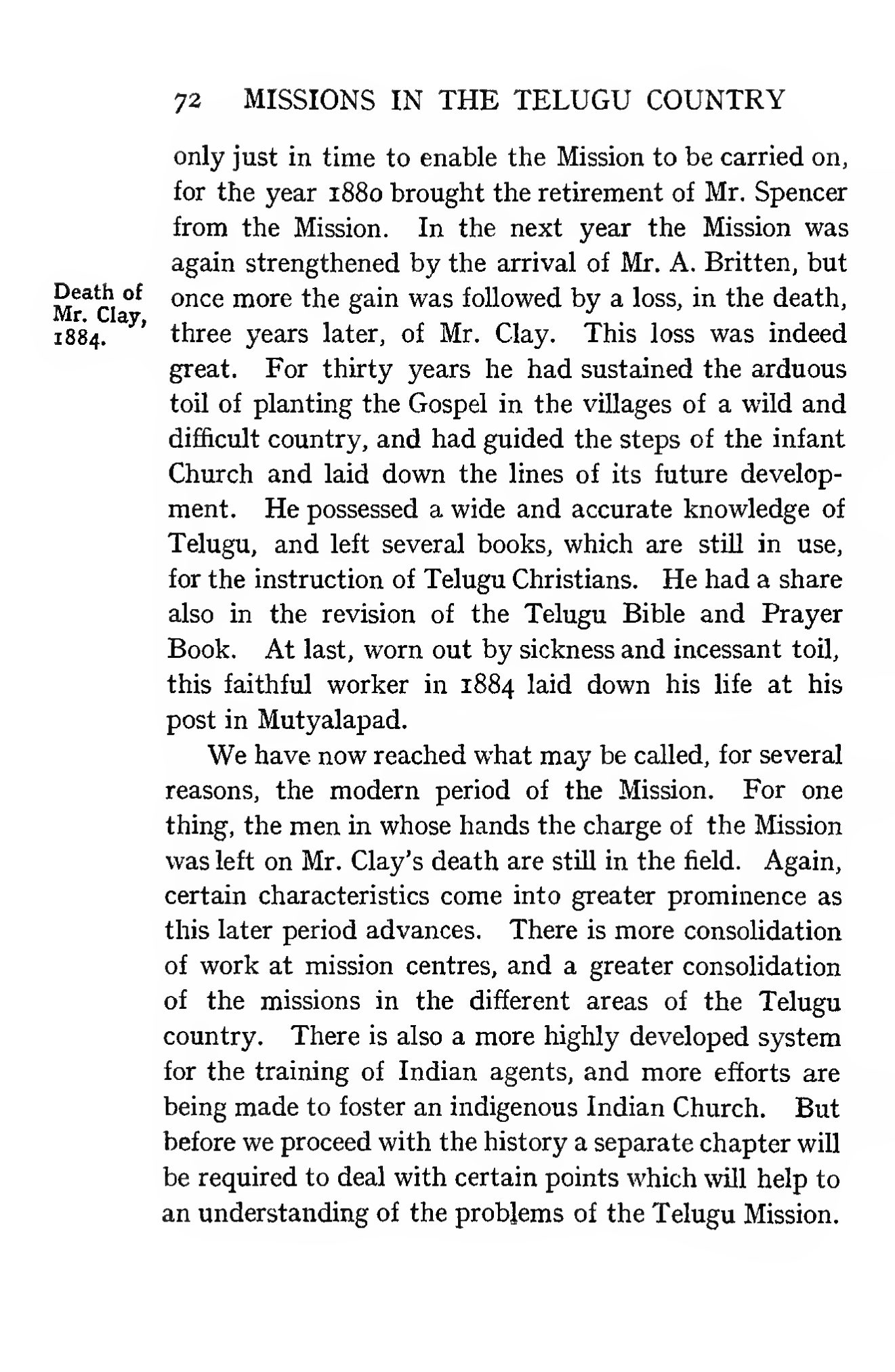 Page 100 of Christian Missions in the Telugu Country (The S.P.G. Mission — Early Period)