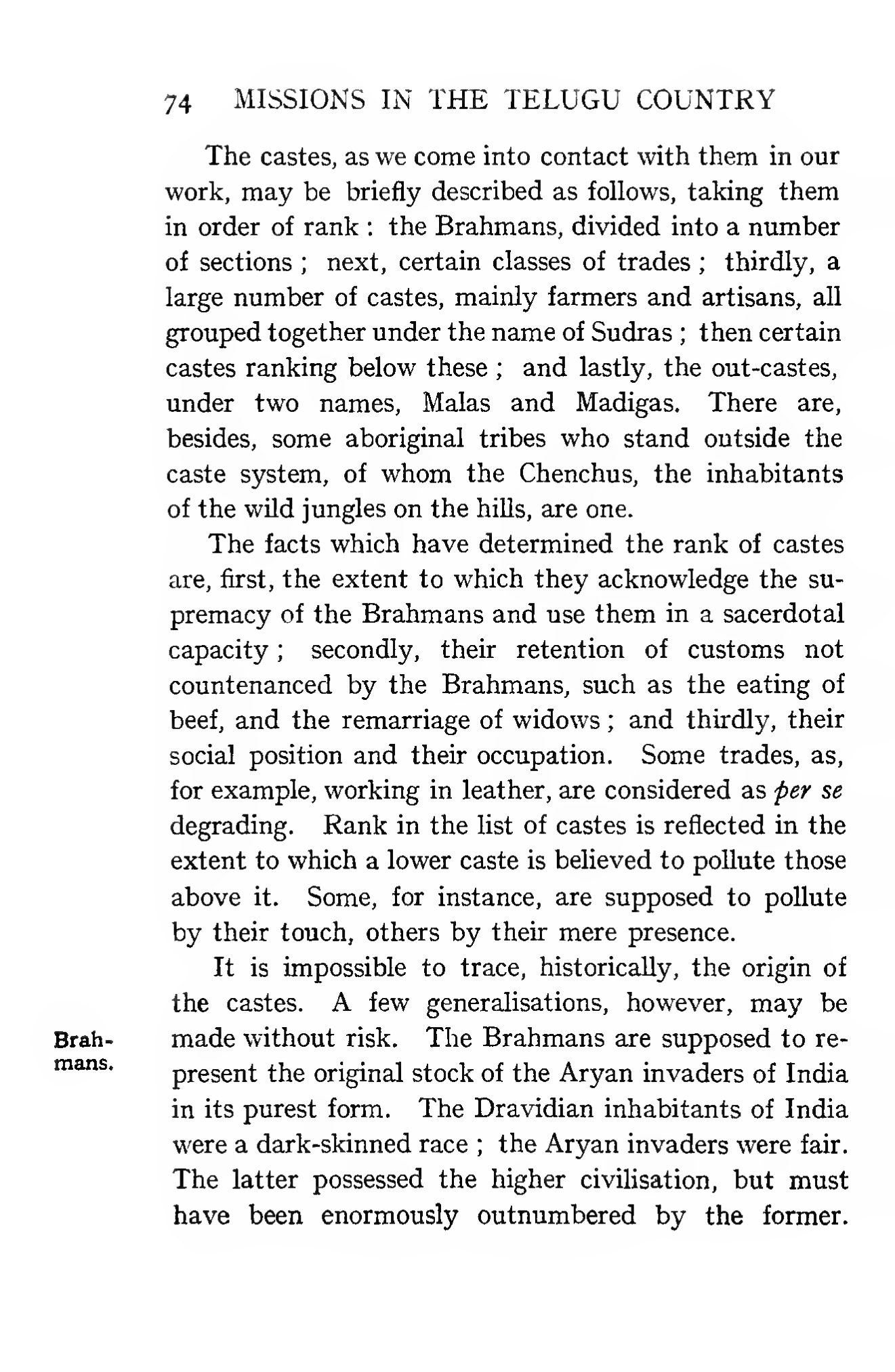 Page 104 of Christian Missions in the Telugu Country (Malas, Madigas, and Sudras)
