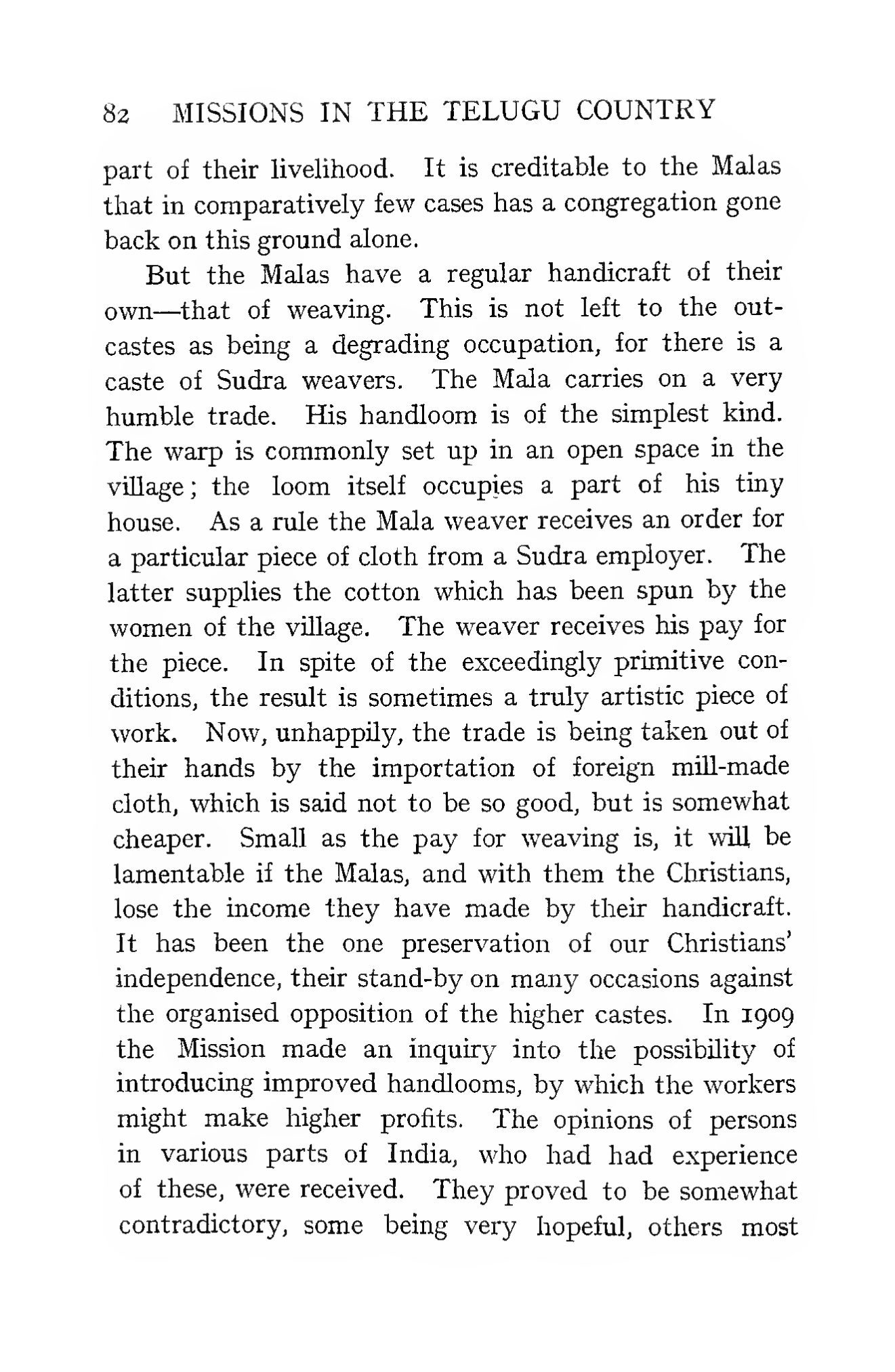 Page 114 of Christian Missions in the Telugu Country (Malas, Madigas, and Sudras)