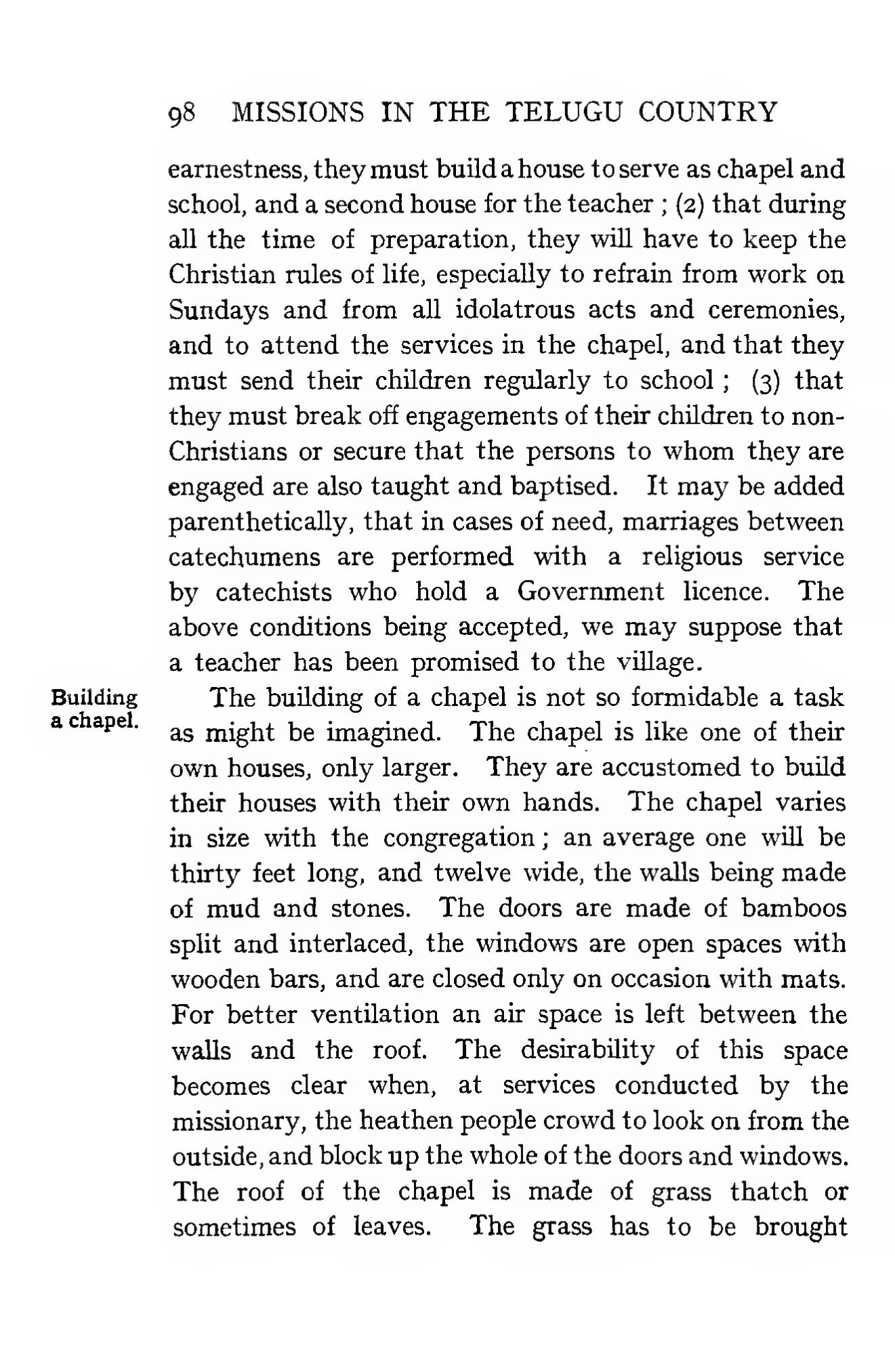 Page 132 of Christian Missions in the Telugu Country (Methods of Work)