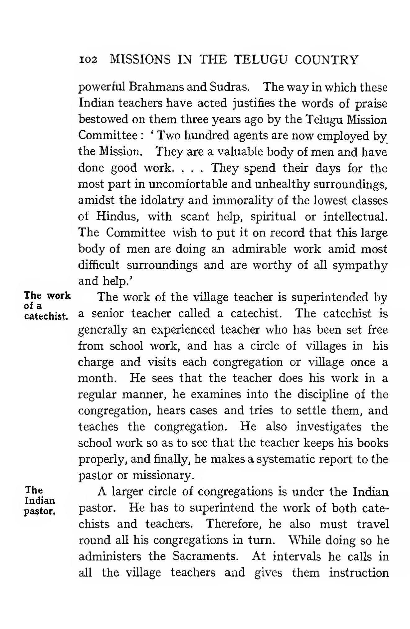 Page 138 of Christian Missions in the Telugu Country (Methods of Work)