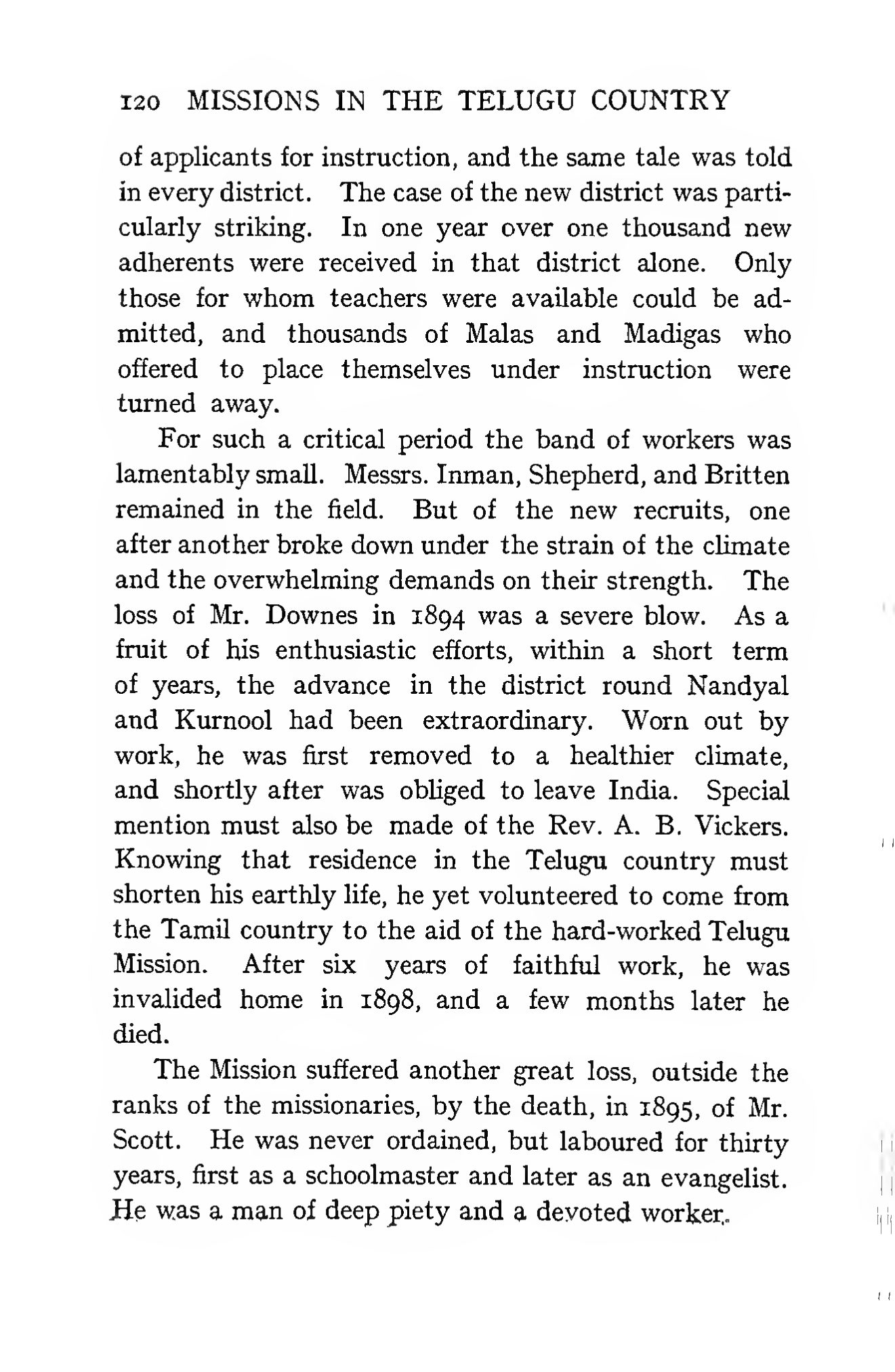 Page 162 of Christian Missions in the Telugu Country (The S.P.G. Mission — Modern Period)