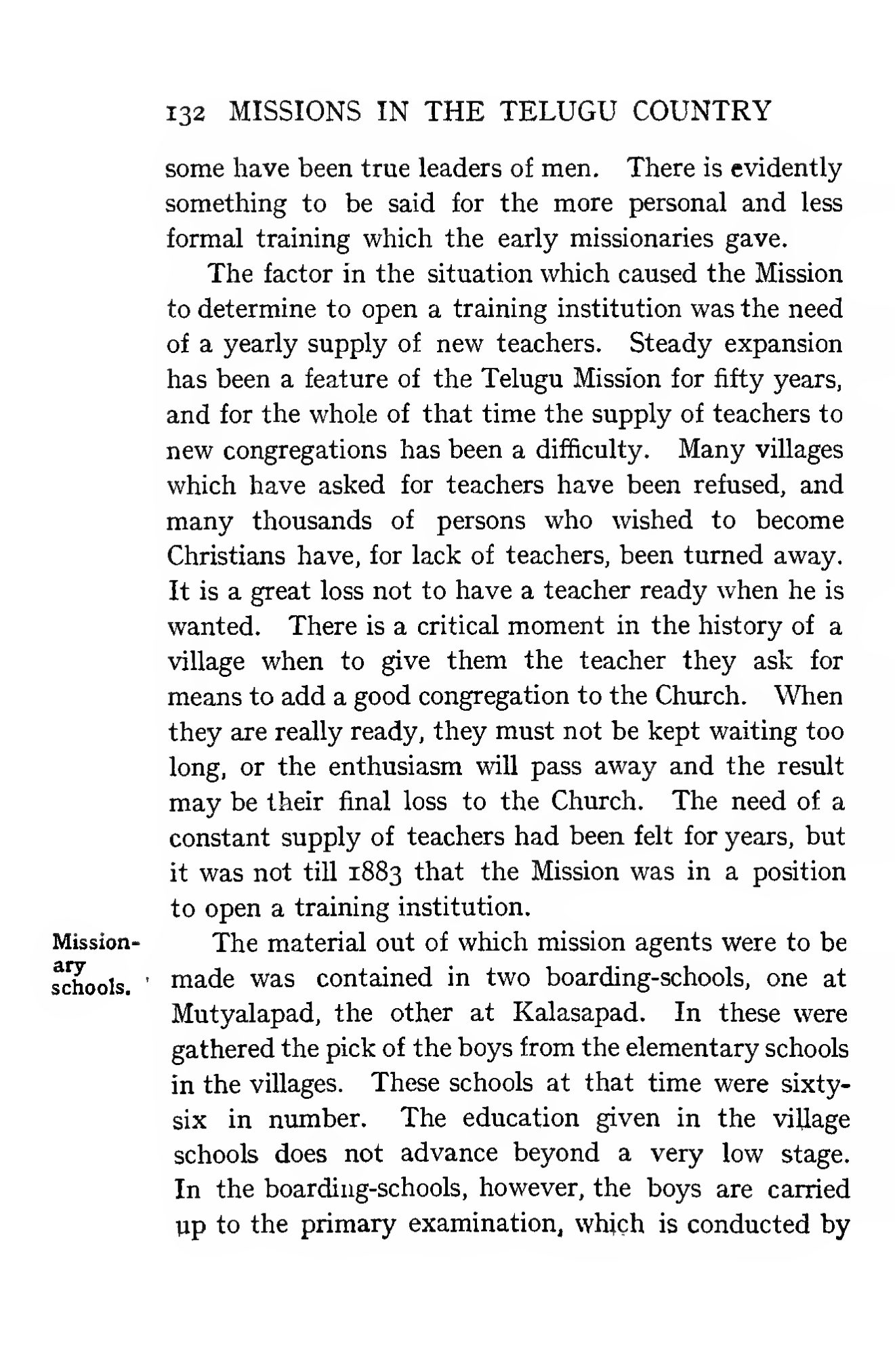 Page 178 of Christian Missions in the Telugu Country (The Training College and Educational System)