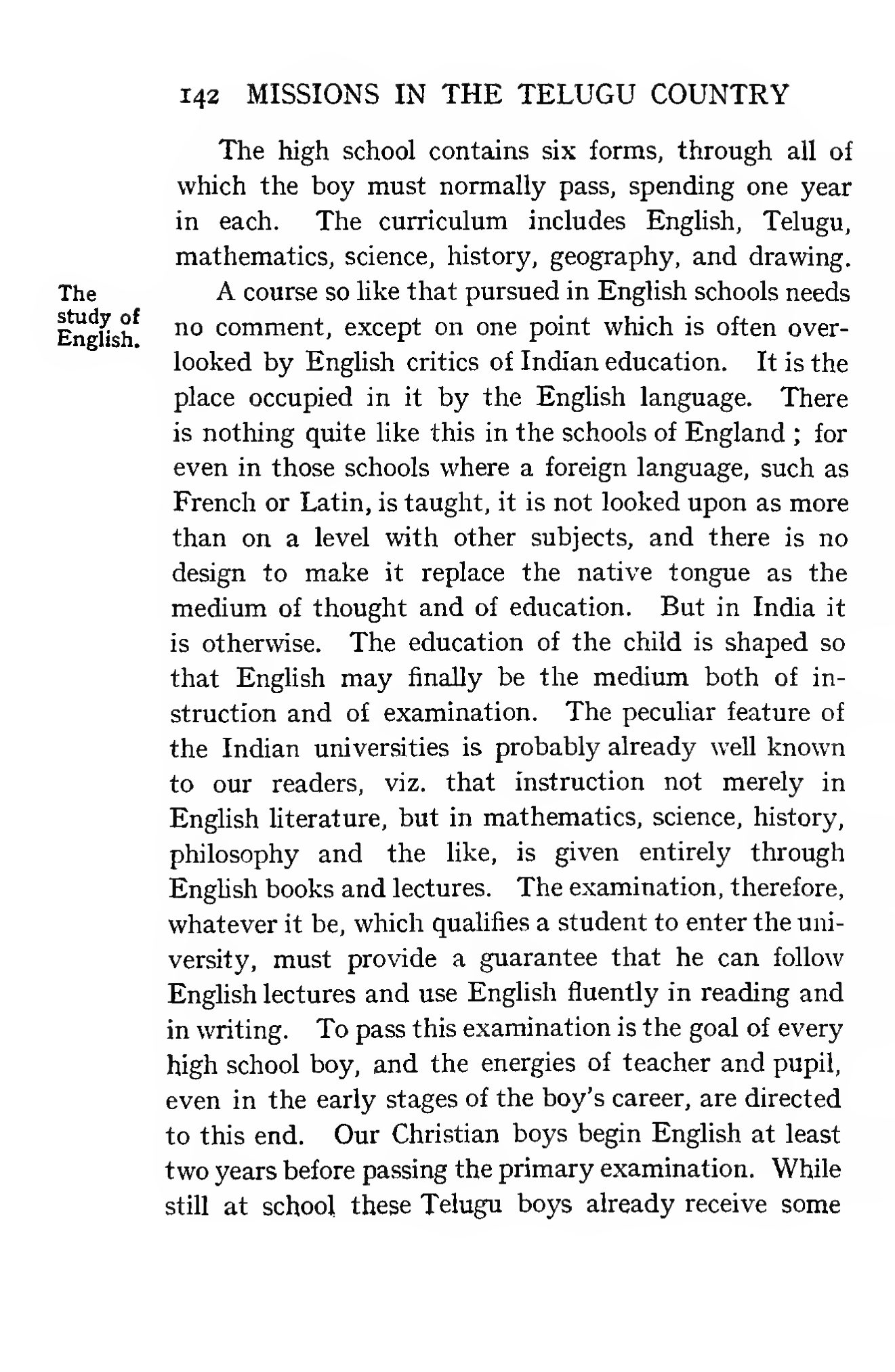 Page 196 of Christian Missions in the Telugu Country (The Training College and Educational System)