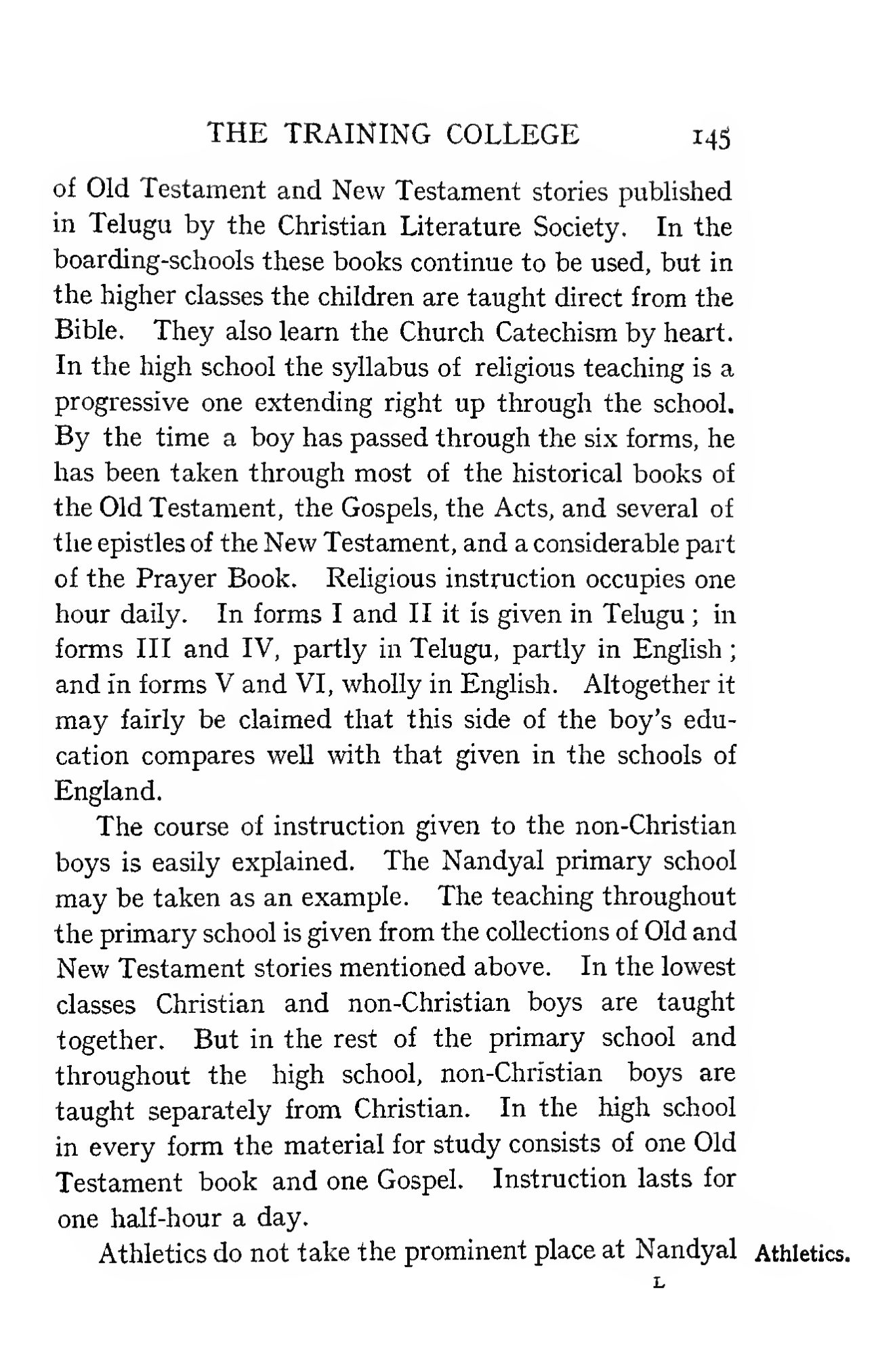 Page 201 of Christian Missions in the Telugu Country (The Training College and Educational System)