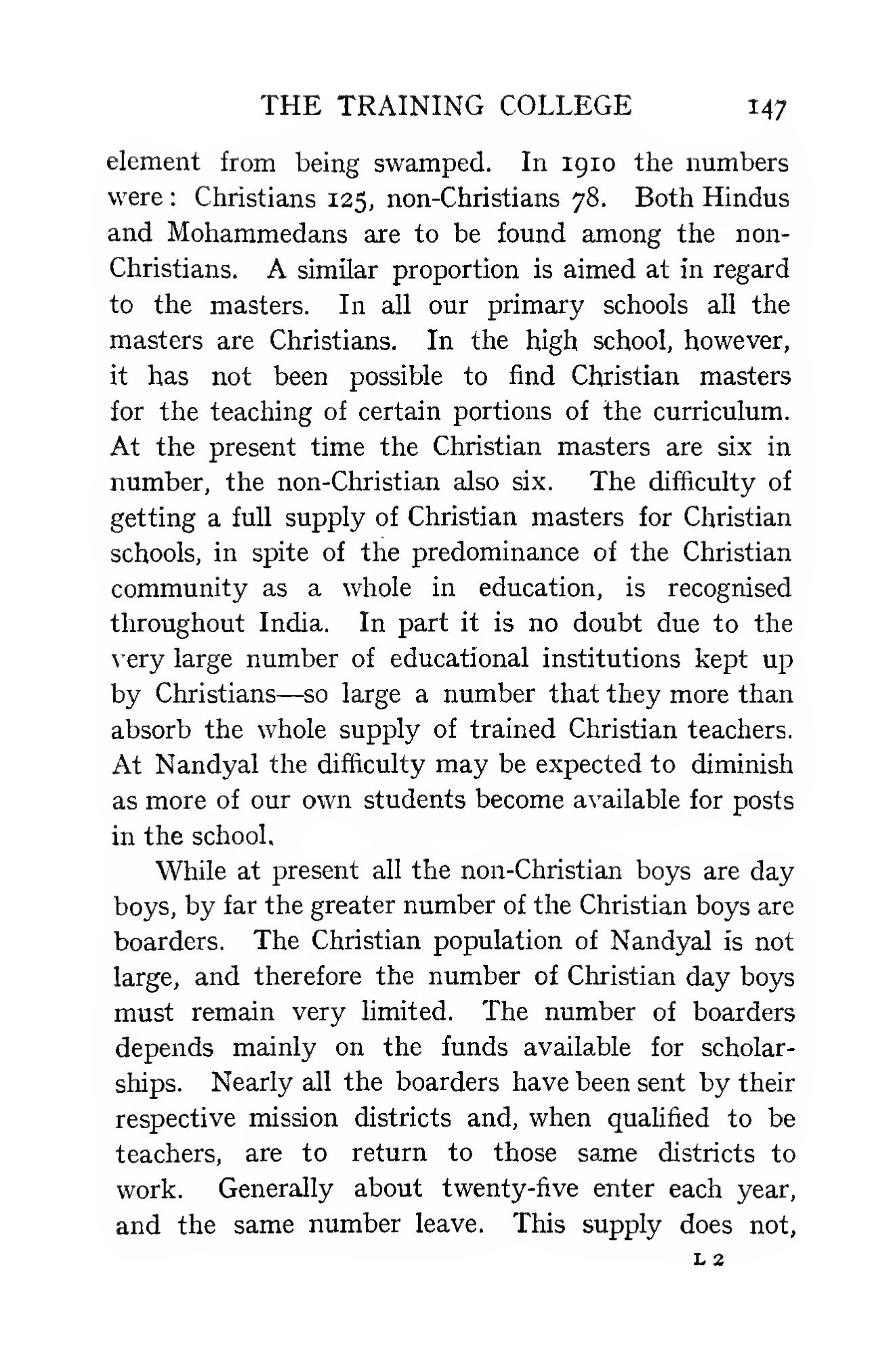 Page 205 of Christian Missions in the Telugu Country (The Training College and Educational System)