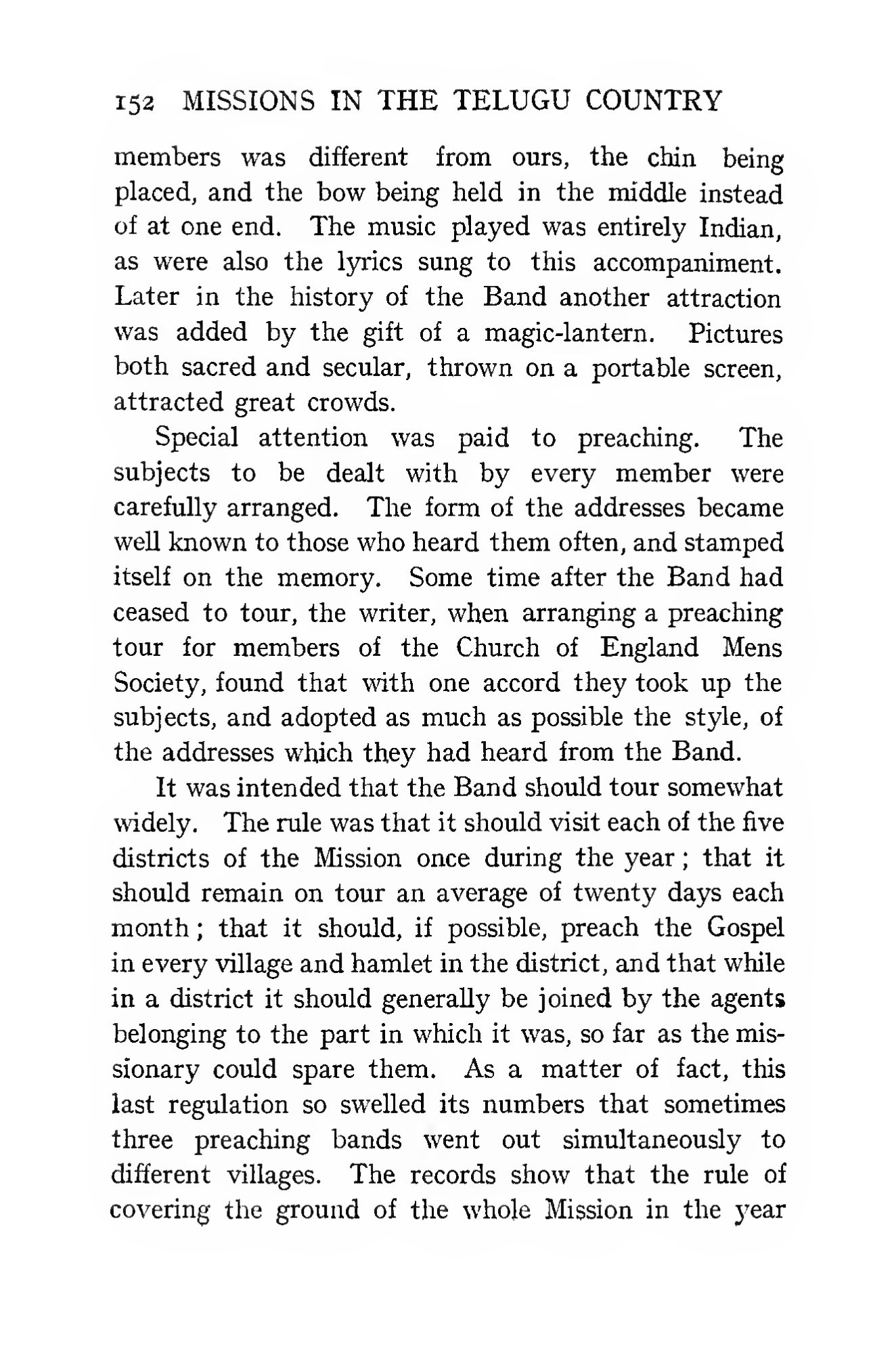 Page 210 of Christian Missions in the Telugu Country (The Evangelistic Band)