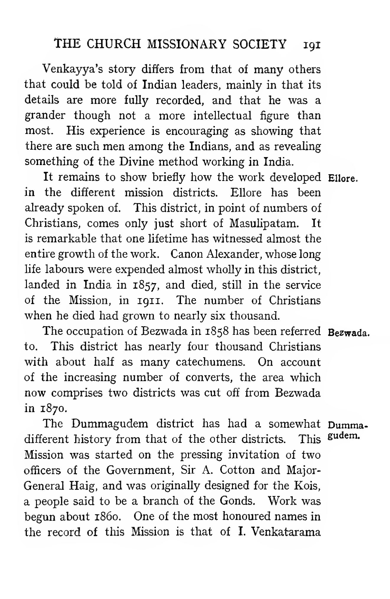 Page 267 of Christian Missions in the Telugu Country (The Church Missionary Society)