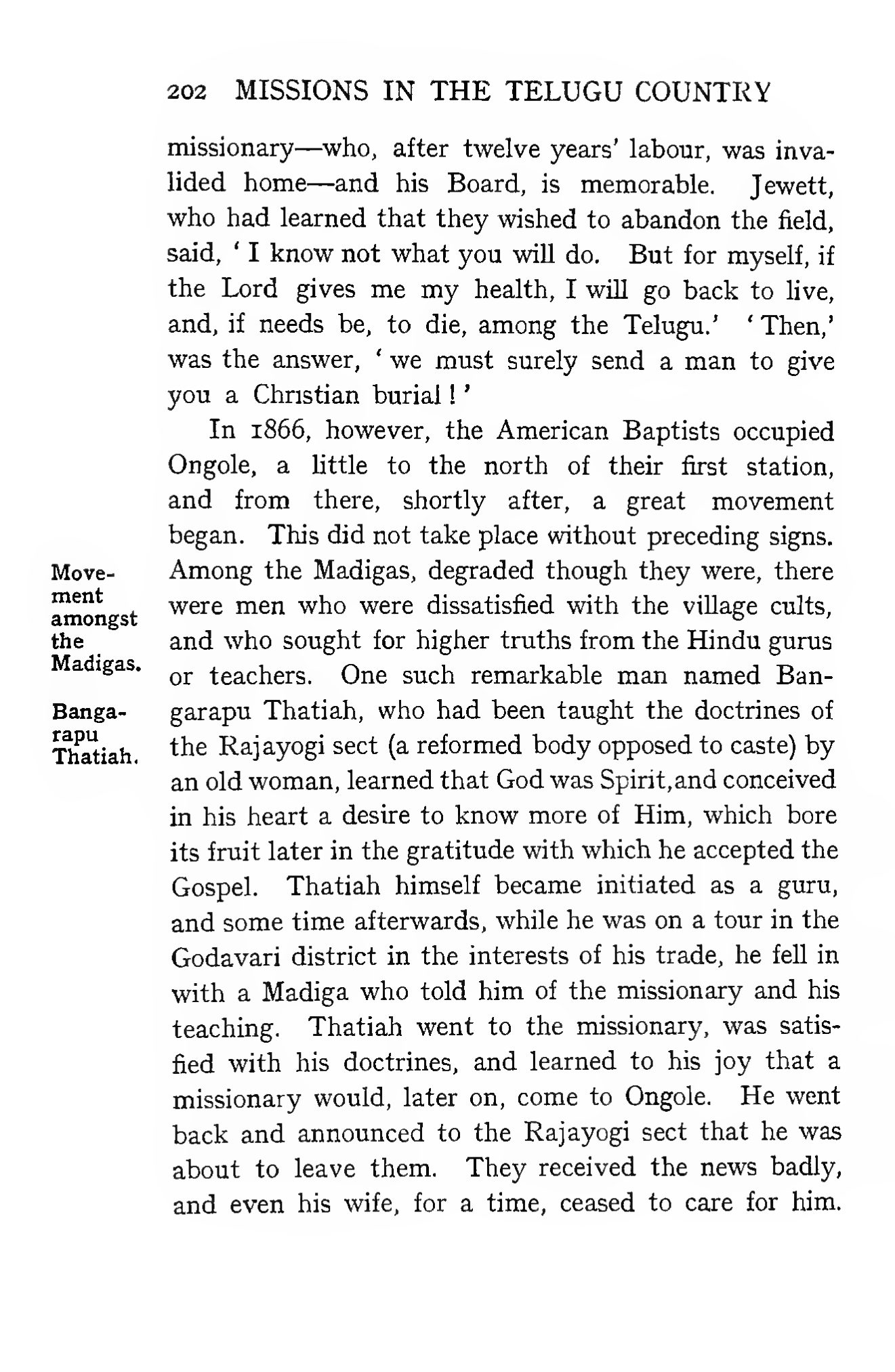 Page 278 of Christian Missions in the Telugu Country (Other Missions in the Telugu Country)