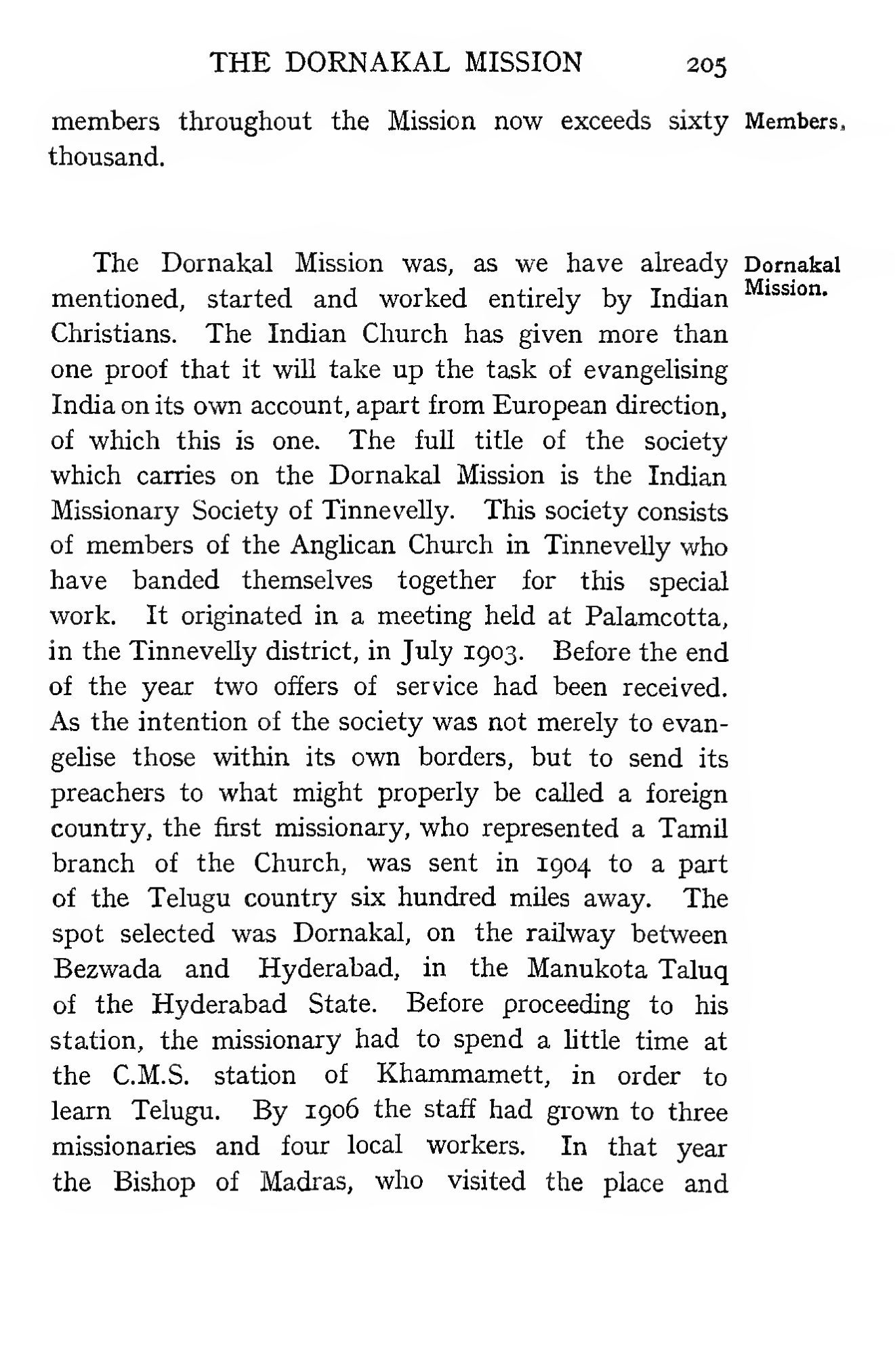 Page 281 of Christian Missions in the Telugu Country (Other Missions in the Telugu Country)