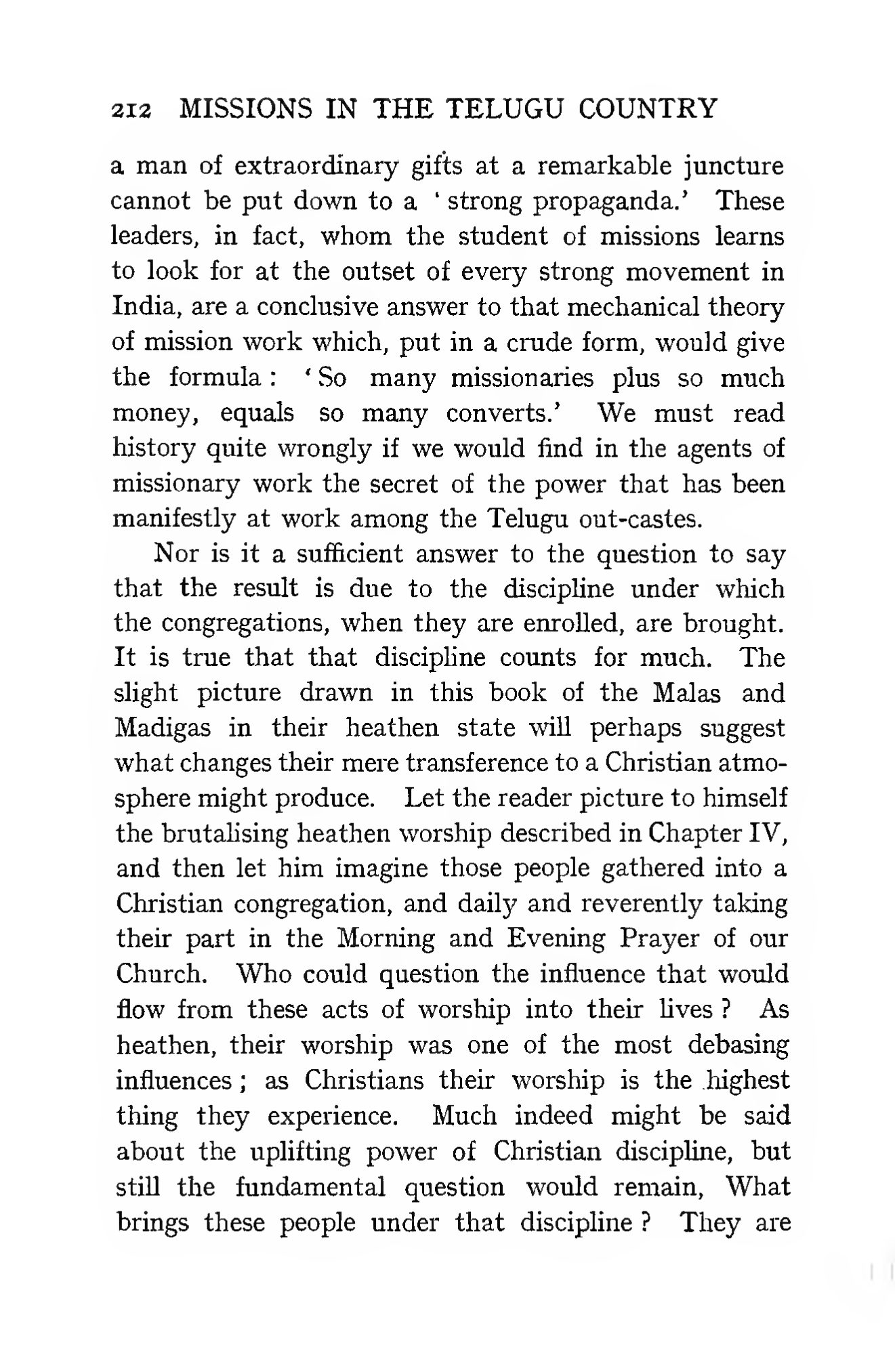 Page 290 of Christian Missions in the Telugu Country (Review of Work Done)
