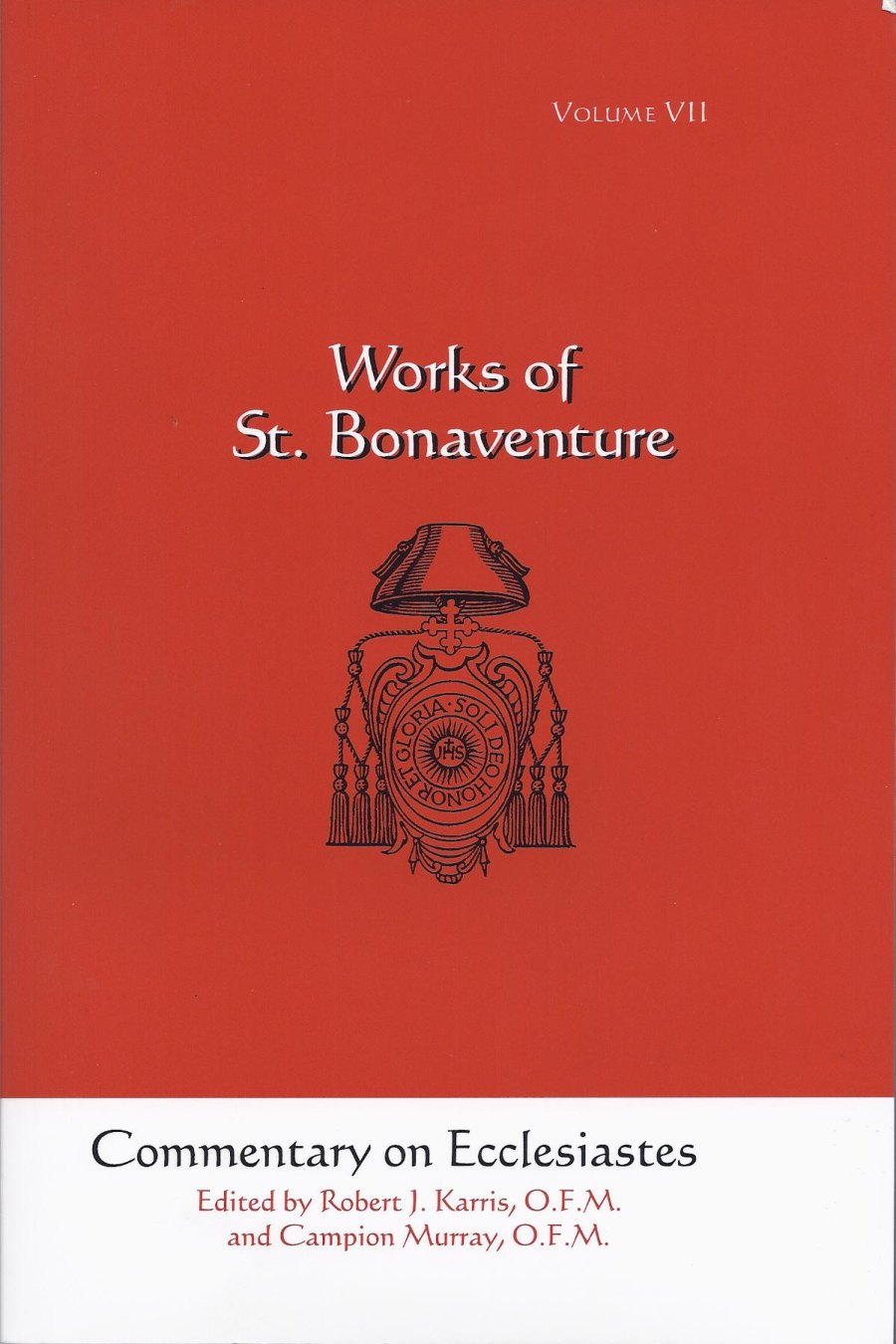 Commentary on Ecclesiastes by Bonaventure book cover
