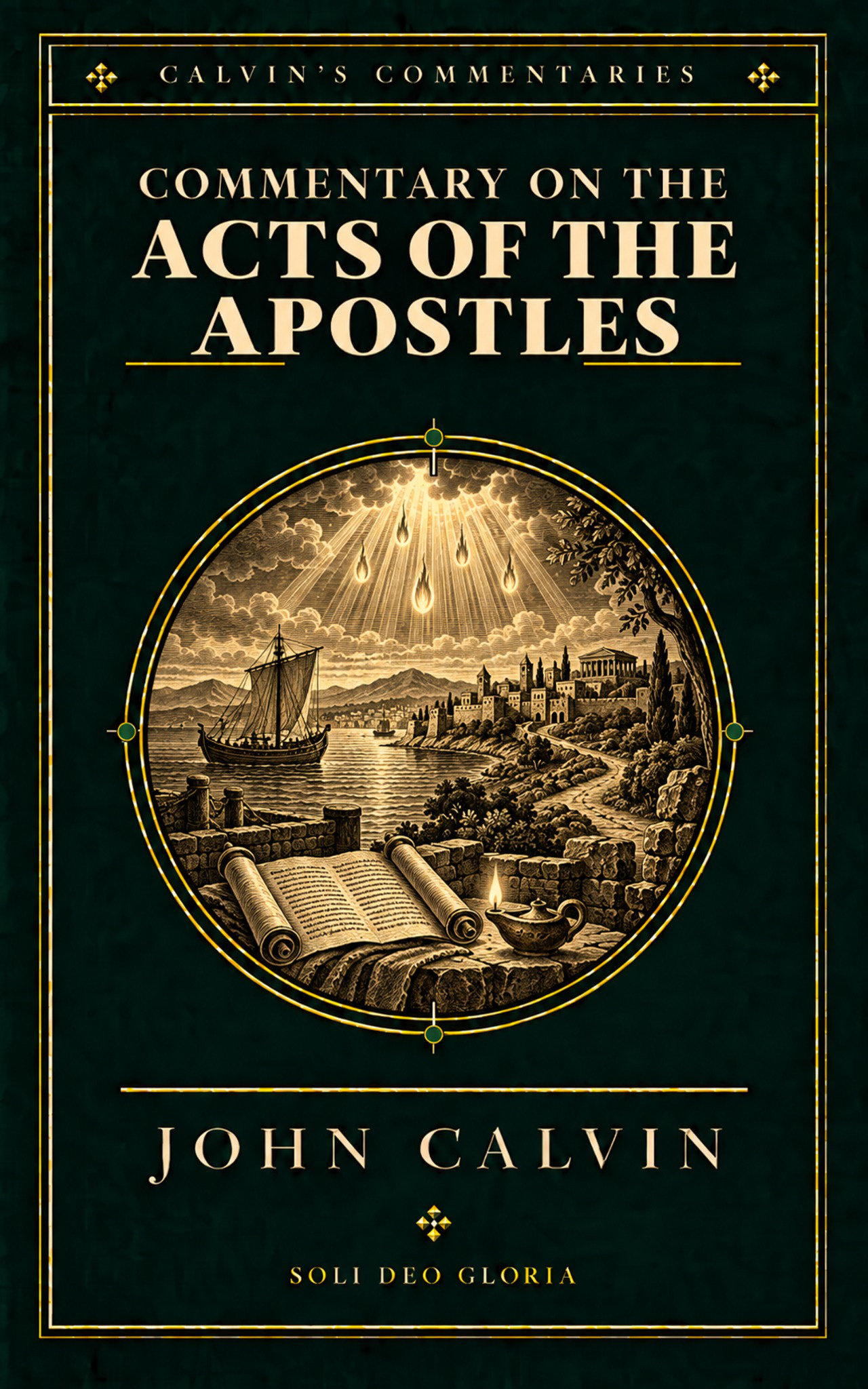 Cover of Commentary on the Acts of the Apostles John Calvin