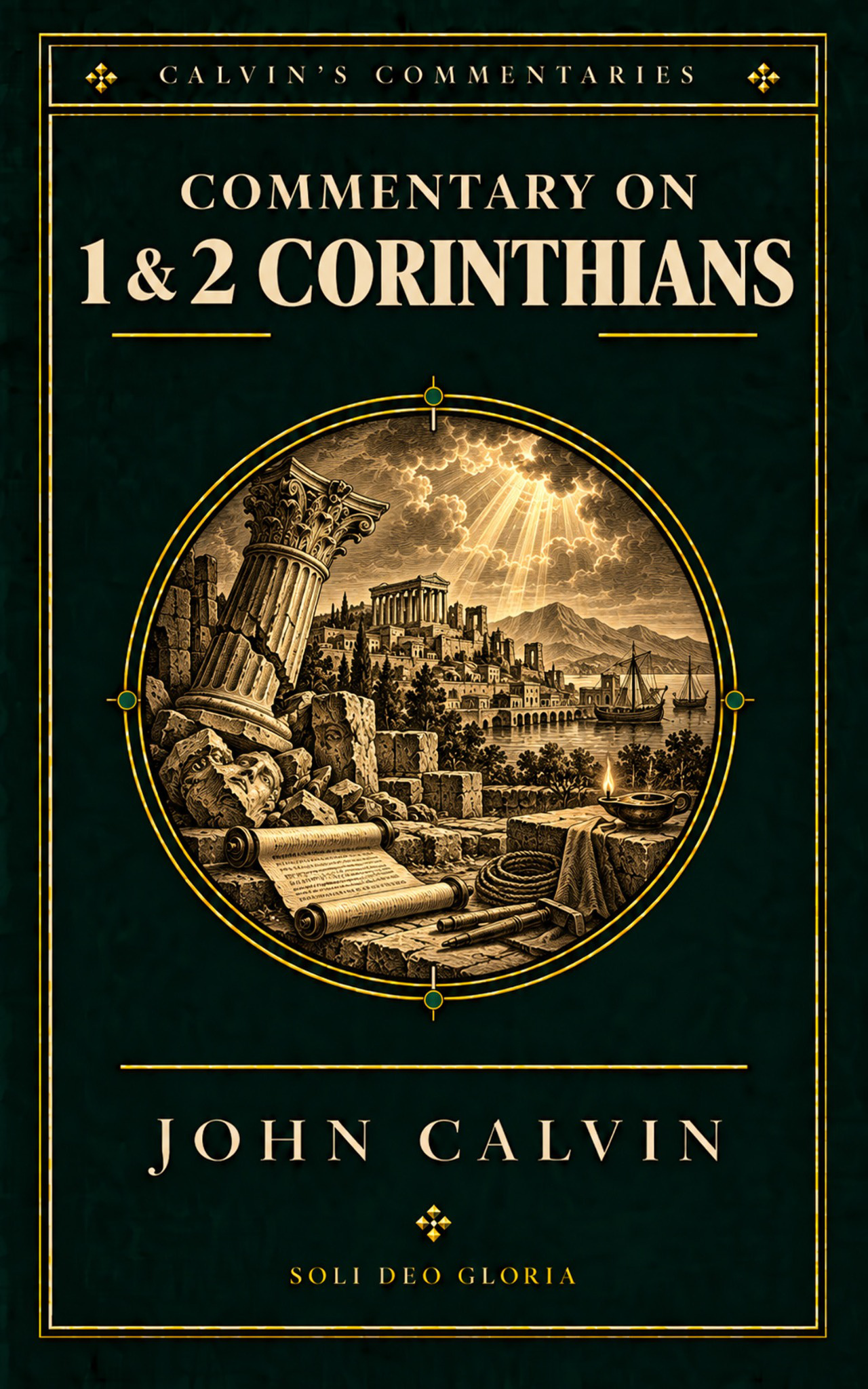 Cover of Commentary on the Epistles to the Corinthians John Calvin