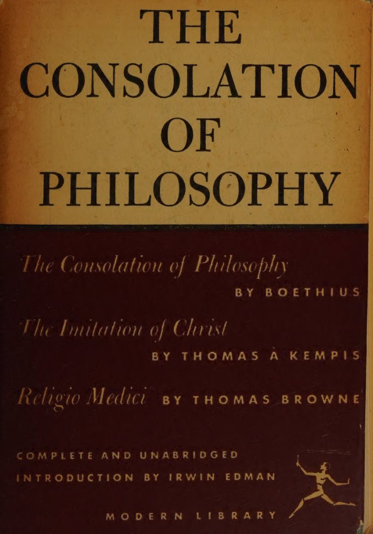 Cover of The Consolation of Philosophy, The Imitation of Christ, and Religio Medici