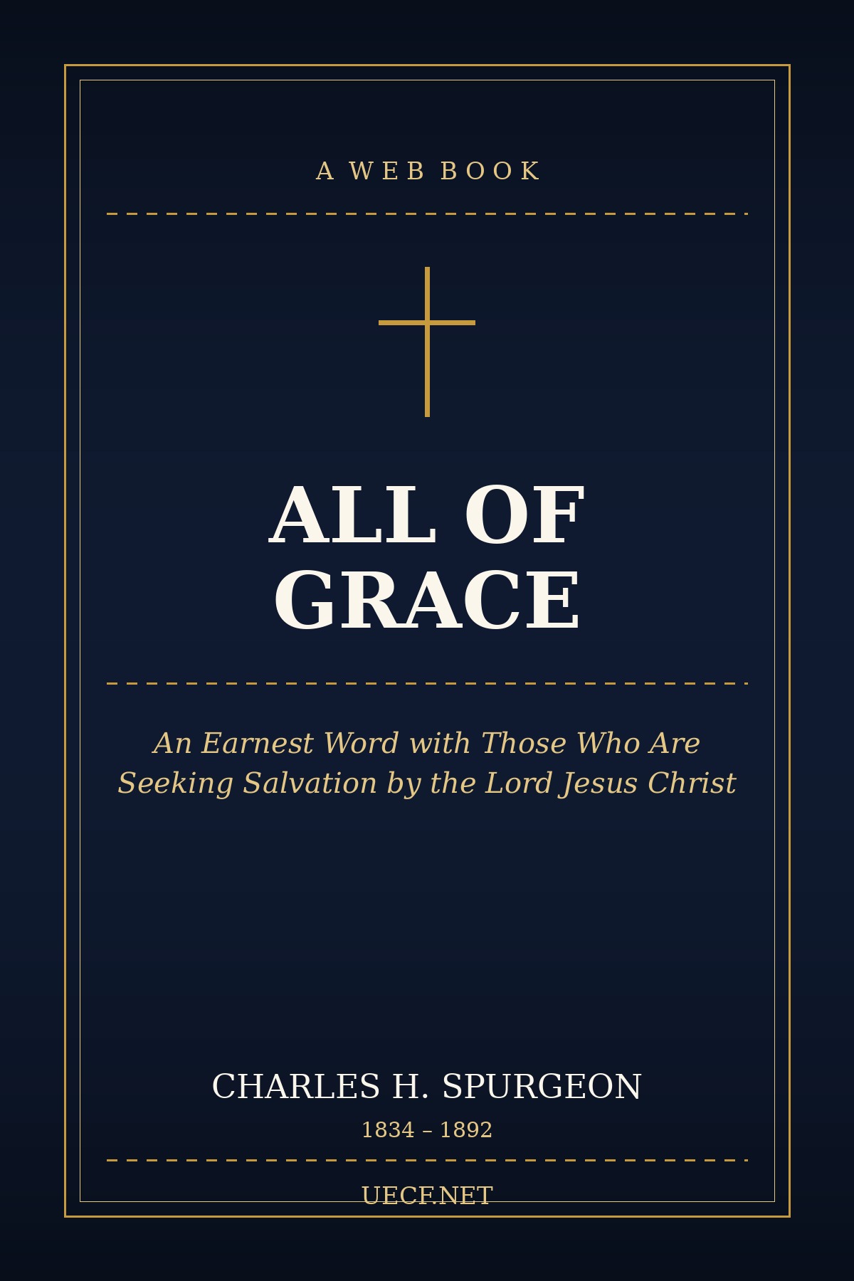 Book cover: All of Grace / అంతయు కృపయే — Charles H. Spurgeon
