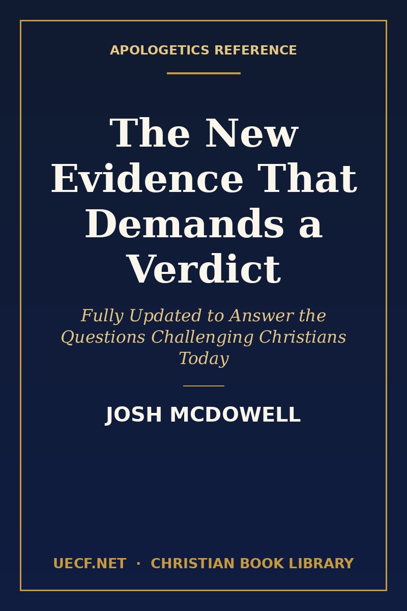 Cover of The New Evidence That Demands a Verdict &mdash; Josh McDowell