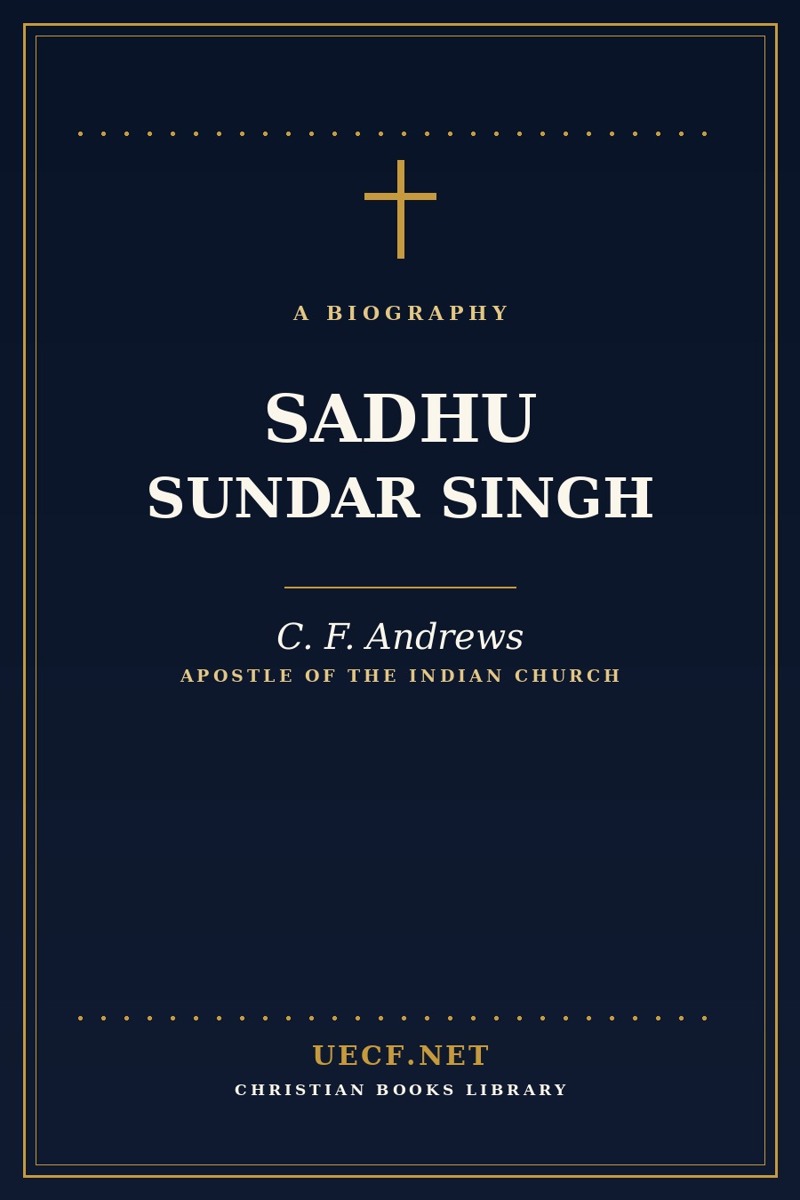Cover of Sadhu Sundar Singh by C. F. Andrews