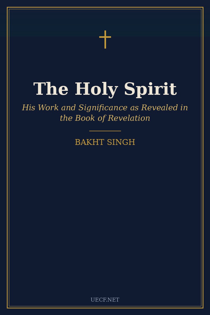 Cover of The Holy Spirit by Bakht Singh