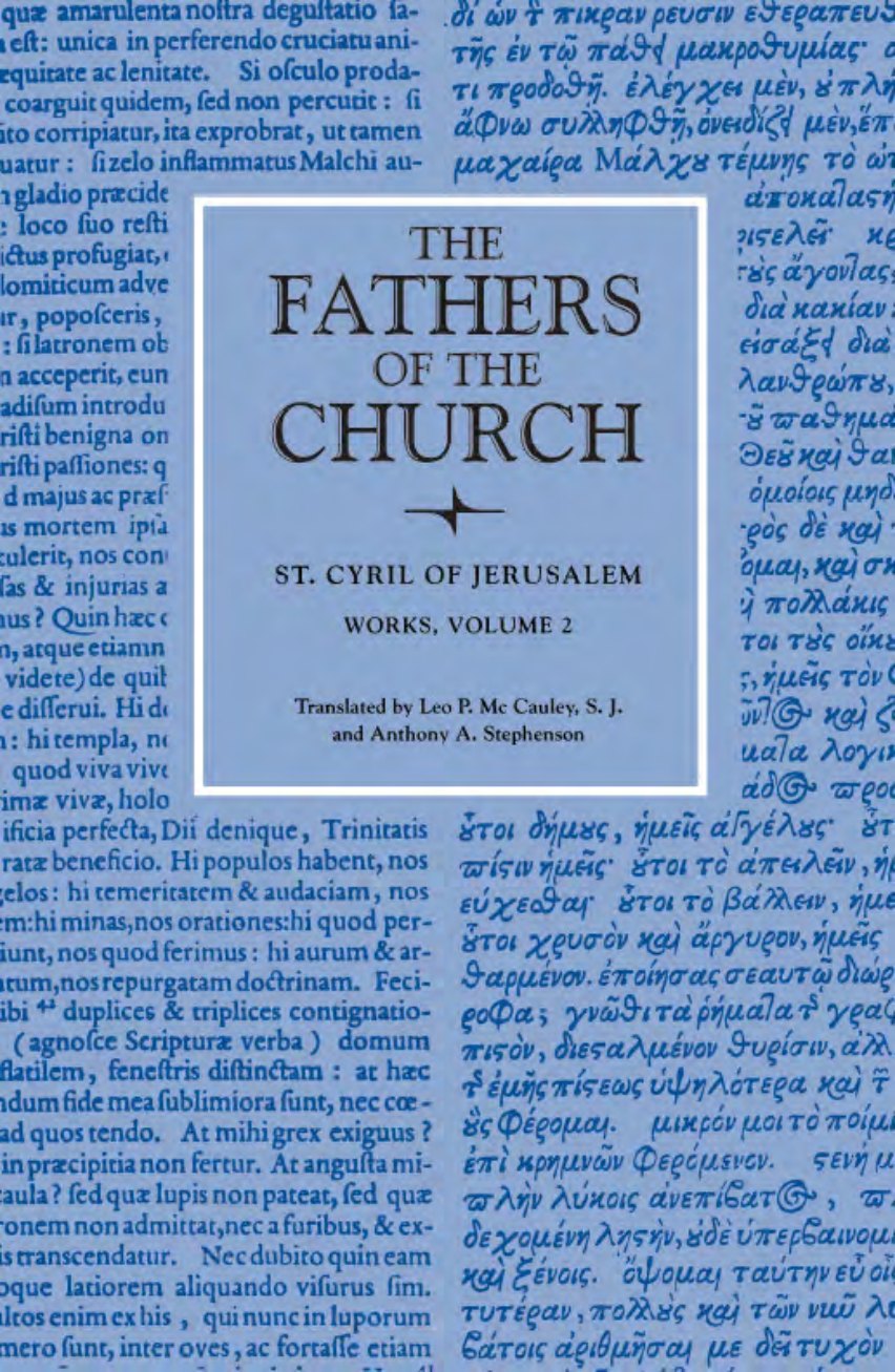 The Works of Saint Cyril of Jerusalem, Volume 2 by Cyril of Jerusalem book cover