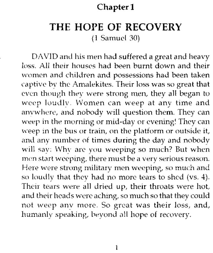 David Recovered by Bakht Singh