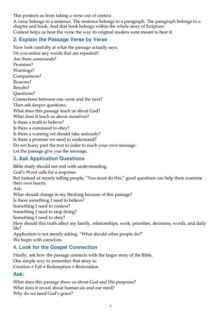 English study notes, printed page 5