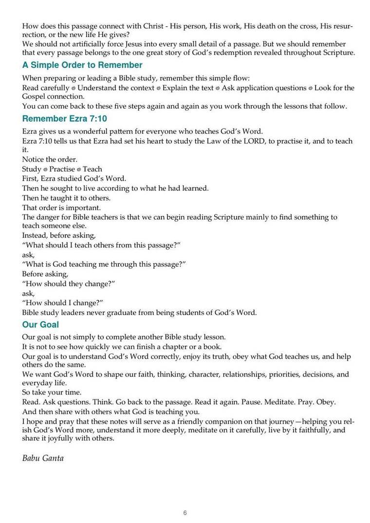 English study notes, printed page 6