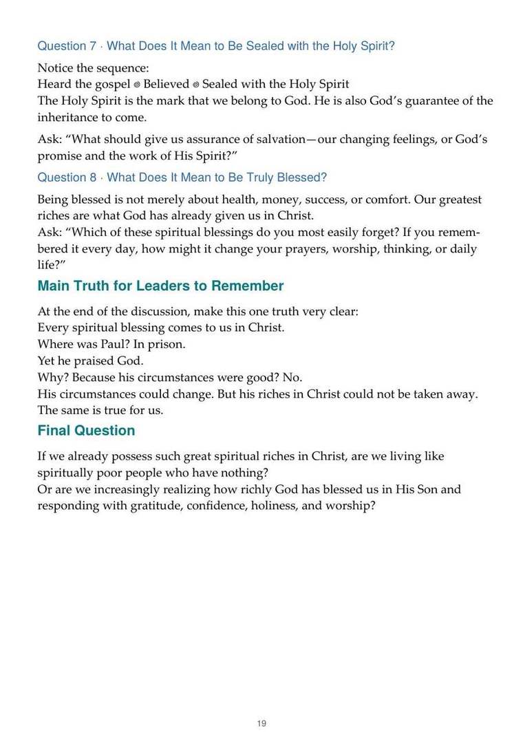 English study notes, printed page 19