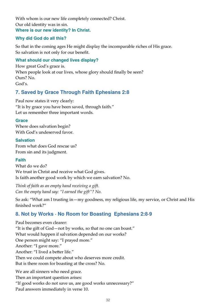 English study notes, printed page 32