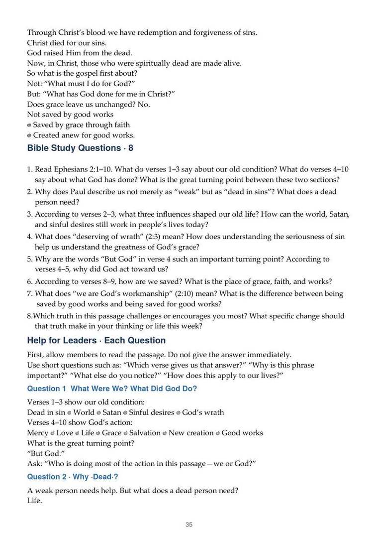 English study notes, printed page 35