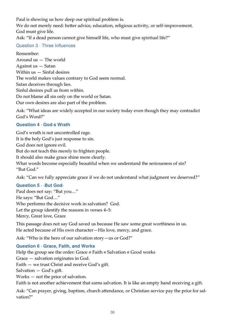 English study notes, printed page 36