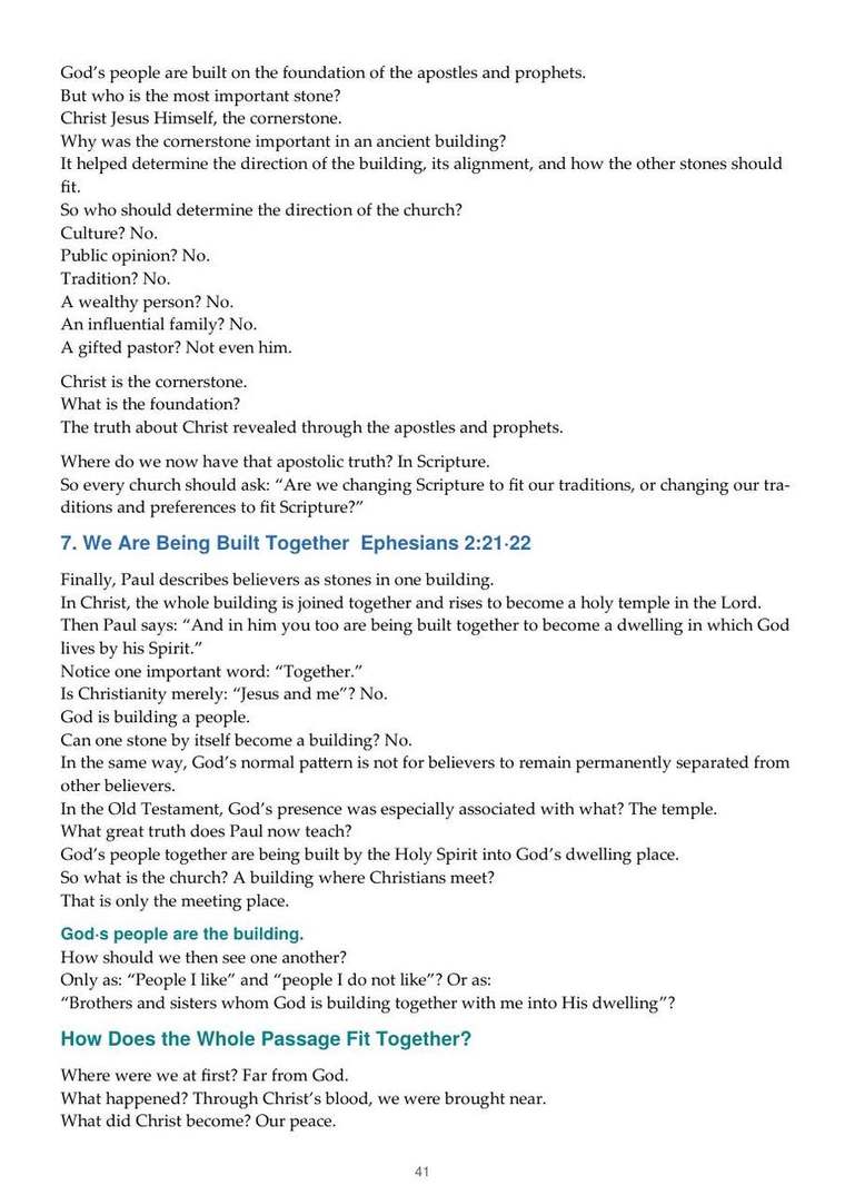 English study notes, printed page 41