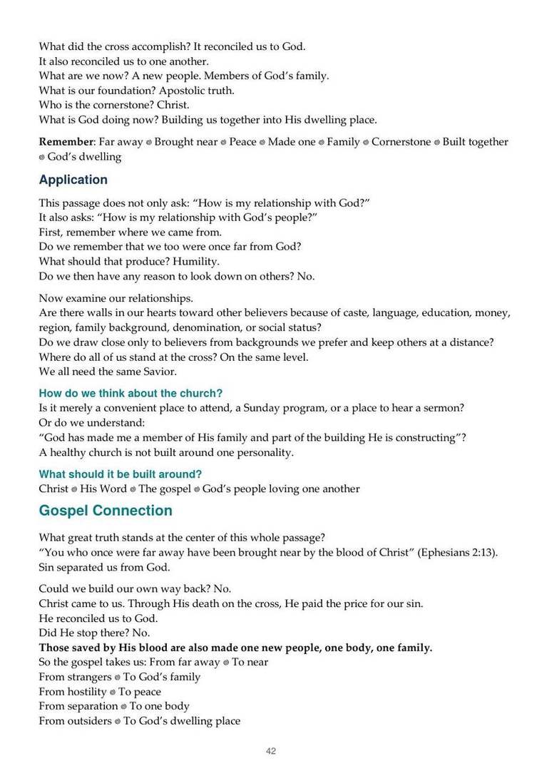 English study notes, printed page 42