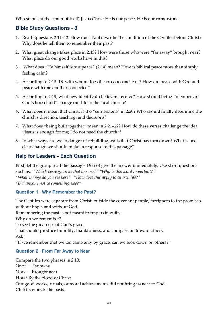 English study notes, printed page 43