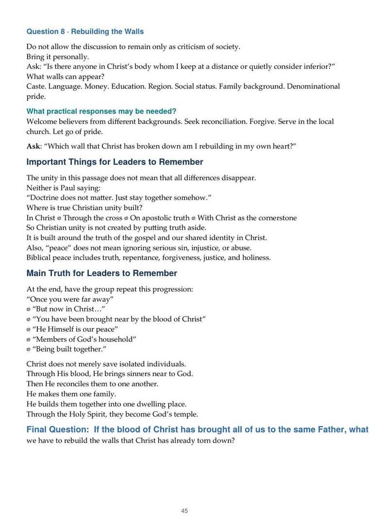 English study notes, printed page 45