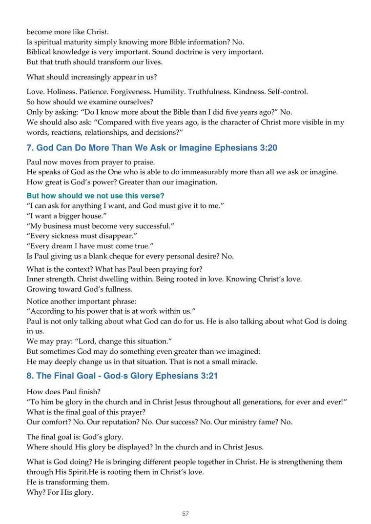 English study notes, printed page 57